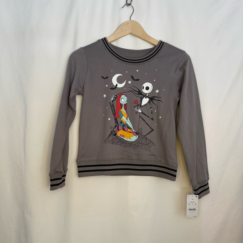 Gray Nightmare Before Christmas‎ Sweatshirt